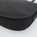 GUCCI Shoulder Bag Canvas Leather Black Gold 007 14 0074 Auth ka4851-15