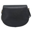 GUCCI Shoulder Bag Canvas Leather Black Gold 007 14 0074 Auth ka4851-2