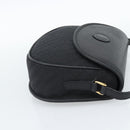 GUCCI Shoulder Bag Canvas Leather Black Gold 007 14 0074 Auth ka4851-4