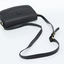 GUCCI Shoulder Bag Canvas Leather Black Gold 007 14 0074 Auth ka4851-7