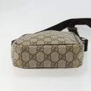 GUCCI GG Supreme Shoulder Bag PVC Beige Silver 12275 Auth ka4852-5
