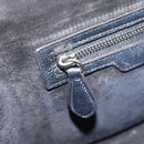 CELINE Luggage Micro Shopper Hand Bag Leather Black Silver Auth ka4855SAM-21