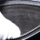 CELINE Luggage Micro Shopper Hand Bag Leather Black Silver Auth ka4855SAM-11