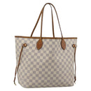 LOUIS VUITTON Damier Azur Neverfull MM Tote Bag N41605 LV Auth ka4858-1