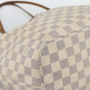 LOUIS VUITTON Damier Azur Neverfull MM Tote Bag N41605 LV Auth ka4858-14