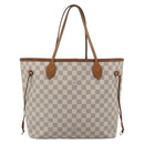 LOUIS VUITTON Damier Azur Neverfull MM Tote Bag N41605 LV Auth ka4858-2