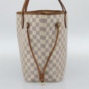 LOUIS VUITTON Damier Azur Neverfull MM Tote Bag N41605 LV Auth ka4858-4