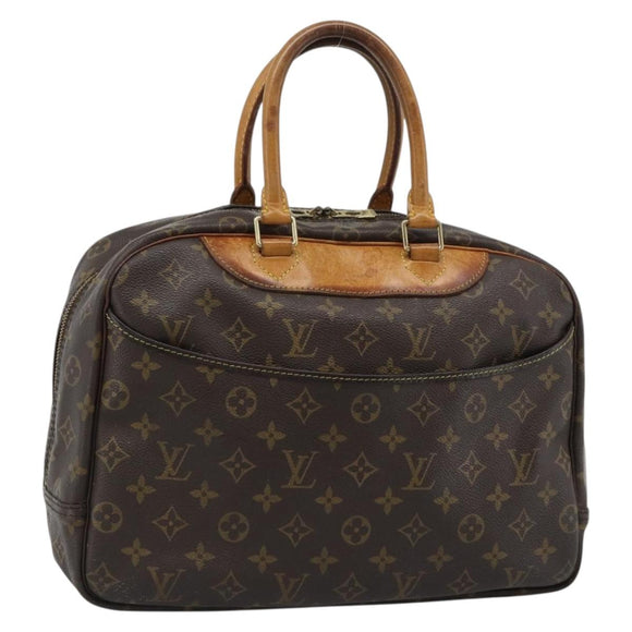 LOUIS VUITTON Monogram Deauville Hand Bag M47270 LV Auth ka4859