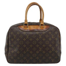 LOUIS VUITTON Monogram Deauville Hand Bag M47270 LV Auth ka4859-2