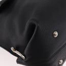 Salvatore Ferragamo Gancini Hand Bag Leather 2way Black Silver Auth ka4860A-9