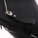 Salvatore Ferragamo Gancini Hand Bag Leather 2way Black Silver Auth ka4860A-20