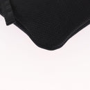 PRADA Sports Line Shoulder Bag Cotton Black Silver Auth ka4861-9