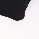 PRADA Sports Line Shoulder Bag Cotton Black Silver Auth ka4861-14