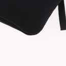 PRADA Sports Line Shoulder Bag Cotton Black Silver Auth ka4861-16