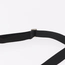 PRADA Sports Line Shoulder Bag Cotton Black Silver Auth ka4861-8