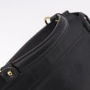 MCM Hand Bag Leather 2way Black Gold Auth ka4862-7