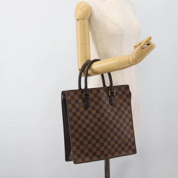 LOUIS VUITTON Damier Ebene Venice PM Hand Bag N51145 LV Auth ka4863