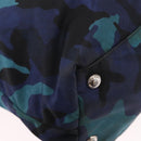 PRADA Tote Bag Nylon Blue Silver Auth ka4864-15