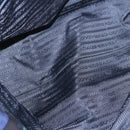 PRADA Tote Bag Nylon Blue Silver Auth ka4864-11