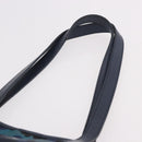 PRADA Tote Bag Nylon Blue Silver Auth ka4864-8