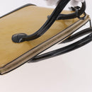LOUIS VUITTON Monogram Vernis Lockit PM Tote Bag Beige Black M90251 Auth ka4865-6