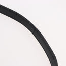 PRADA Hand Bag Leather 2way Black Gold Auth ka4866-9