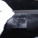 CELINE Macadam Canvas Tote Bag PVC Leather Black Gold Auth ka4867A-10
