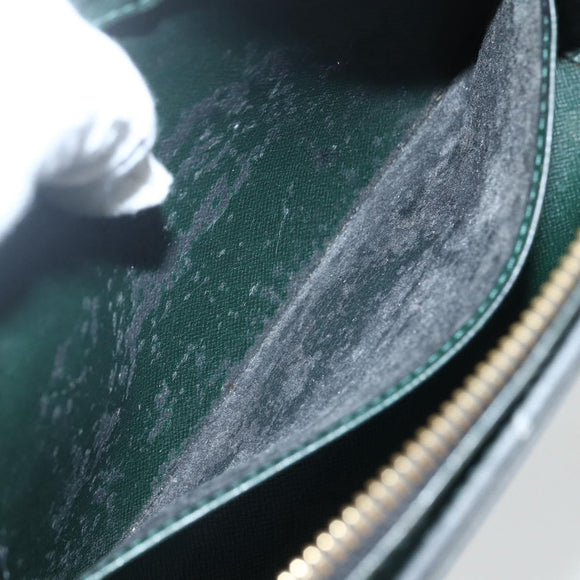 LOUIS VUITTON Taiga Baikal Clutch Bag Epicea M30184 LV Auth ka487