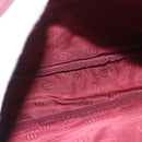 CARTIER Must Line Shoulder Bag Leather Bordeaux Gold Auth ka4870-17