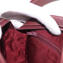 CARTIER Must Line Shoulder Bag Leather Bordeaux Gold Auth ka4870-20