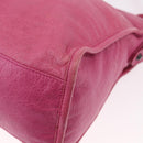 BALENCIAGA The City Hand Bag Leather 2way Pink 115748 Auth ka4873SAM-15