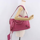BALENCIAGA The City Hand Bag Leather 2way Pink 115748 Auth ka4873SAM-28