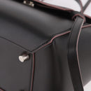 CELINE Belt bag Hand Bag Leather 2way Brown Silver Auth ka4875M-17