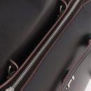CELINE Belt bag Hand Bag Leather 2way Brown Silver Auth ka4875M-22