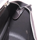 CELINE Belt bag Hand Bag Leather 2way Brown Silver Auth ka4875M-24