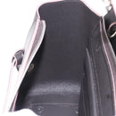CELINE Belt bag Hand Bag Leather 2way Brown Silver Auth ka4875M-25