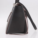 CELINE Belt bag Hand Bag Leather 2way Brown Silver Auth ka4875M-4