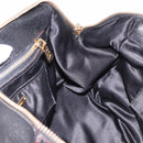 Miu Miu Hand Bag Leather 2way Black Gold Auth ka4877V-20