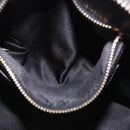 Miu Miu Hand Bag Leather 2way Black Gold Auth ka4877V-23
