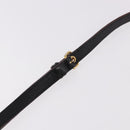 Miu Miu Hand Bag Leather 2way Black Gold Auth ka4877V-9