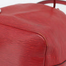 LOUIS VUITTON Epi Petit Noe Shoulder Bag Red M44107 LV Auth ka4880-9