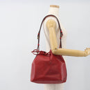 LOUIS VUITTON Epi Petit Noe Shoulder Bag Red M44107 LV Auth ka4880-19