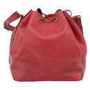 LOUIS VUITTON Epi Petit Noe Shoulder Bag Red M44107 LV Auth ka4880-2