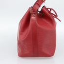 LOUIS VUITTON Epi Petit Noe Shoulder Bag Red M44107 LV Auth ka4880-3