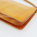 LOUIS VUITTON Monogram Vernis Lexington Pouch Beige M91010 LV Auth ka4881-14