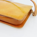 LOUIS VUITTON Monogram Vernis Lexington Pouch Beige M91010 LV Auth ka4881-16