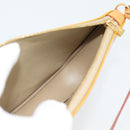 LOUIS VUITTON Monogram Vernis Lexington Pouch Beige M91010 LV Auth ka4881-20