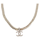 CHANEL Necklace metal Gold Tone CC Auth ka4882SAM-1