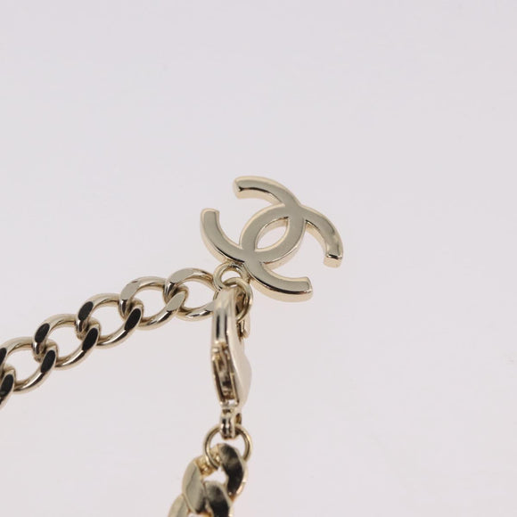 CHANEL Necklace metal Gold Tone CC Auth ka4882SAM