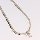 CHANEL Necklace metal Gold Tone CC Auth ka4882SAM-4
